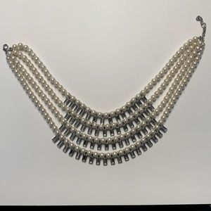 Banana Republic Art Deco Statement Necklace